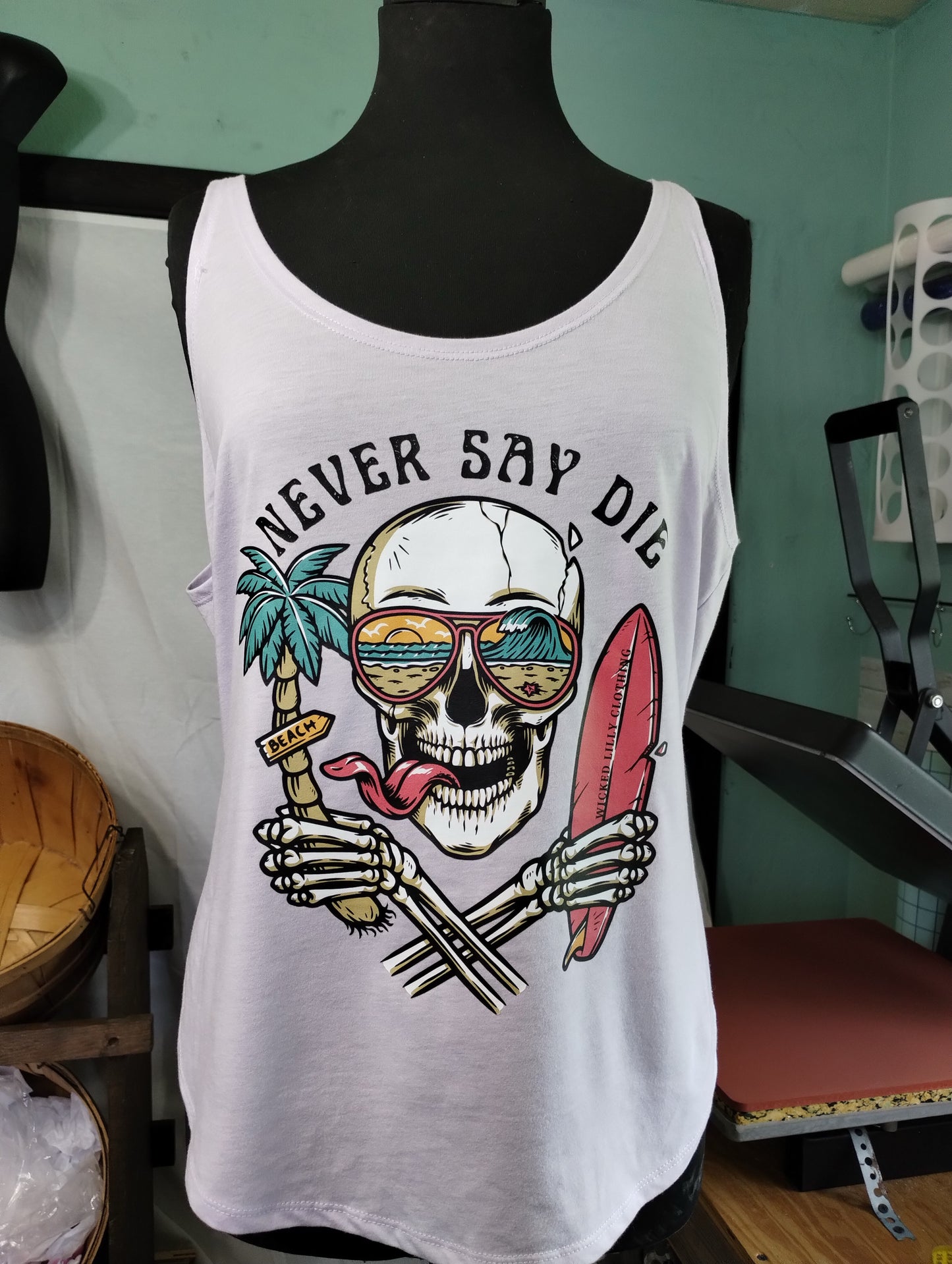 Never Say Die Tank Top